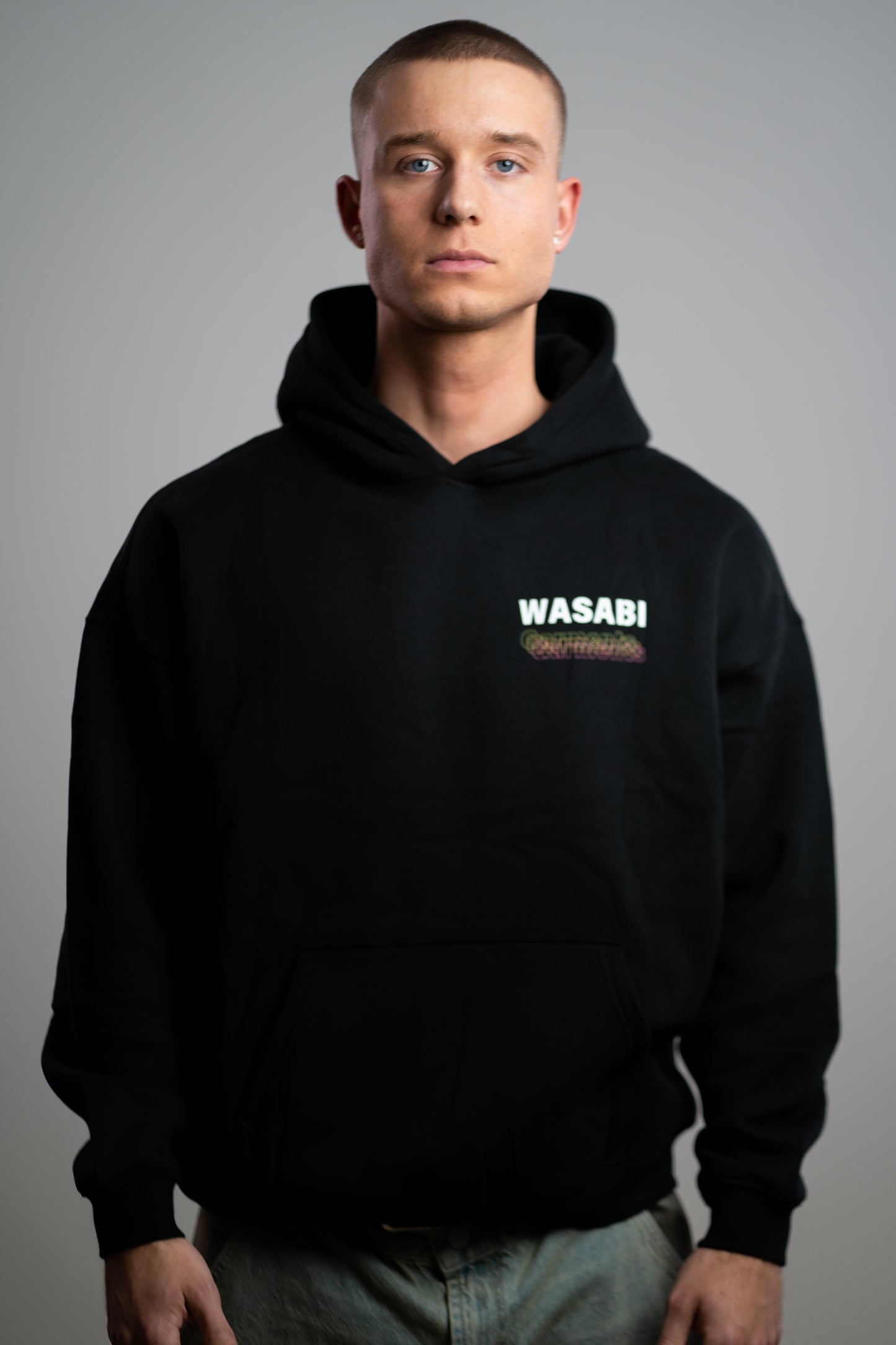 WAVES Black Hoodie