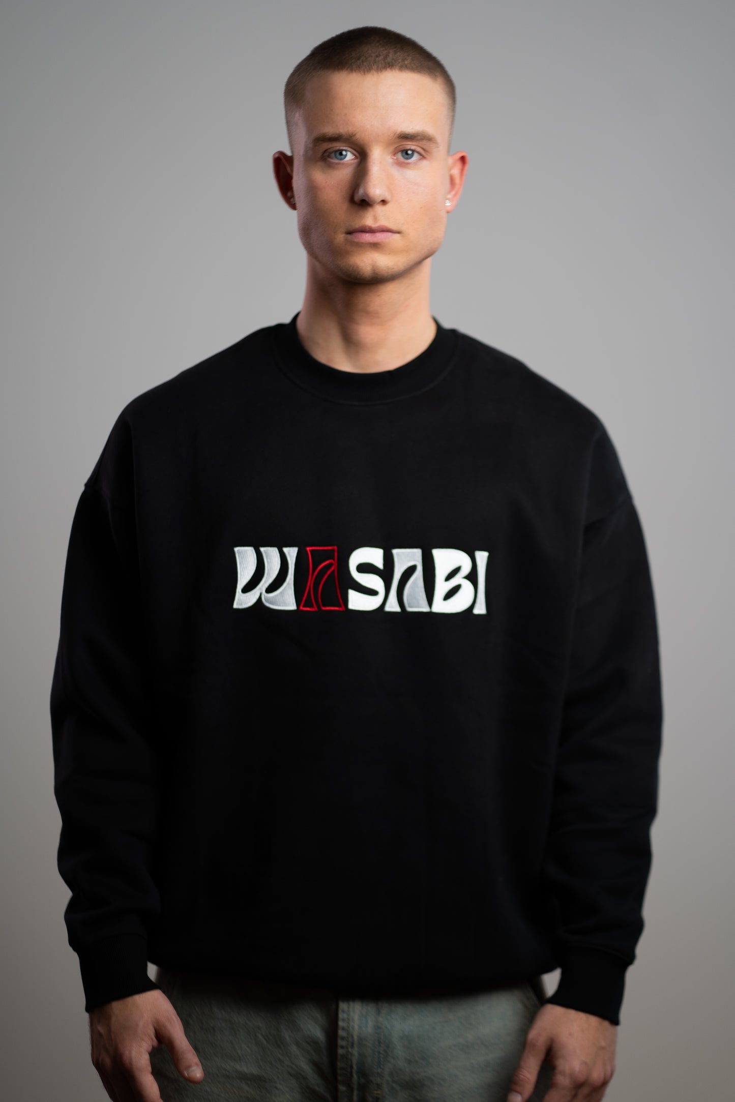 WAVES Black Sweatshirt