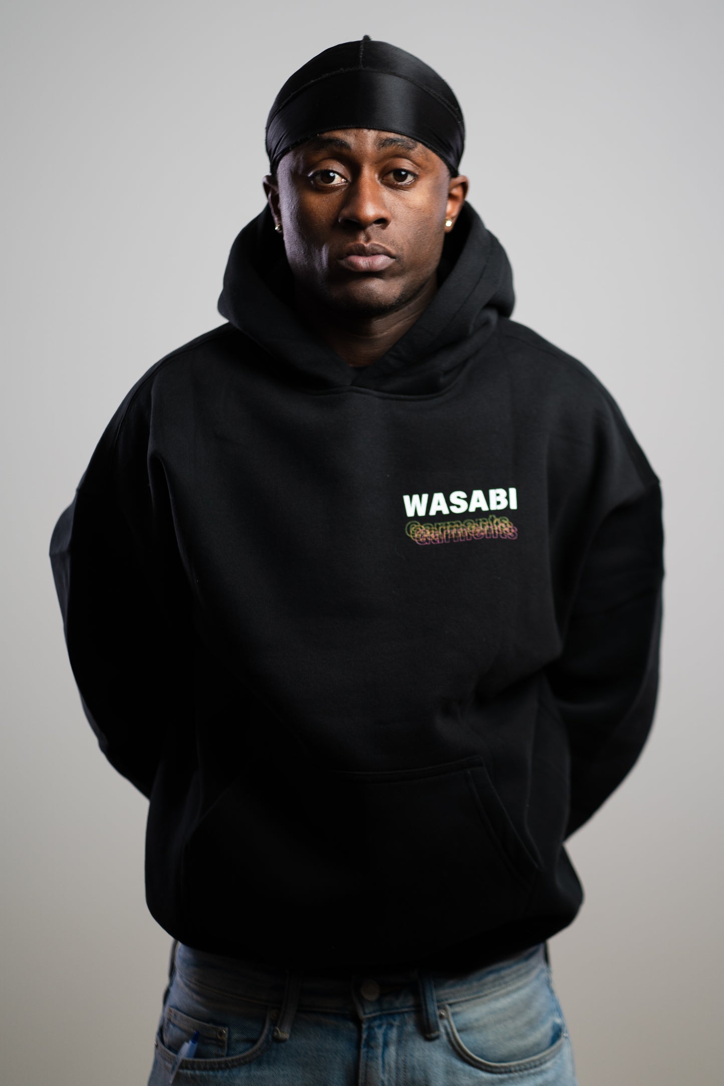WAVES Black Hoodie