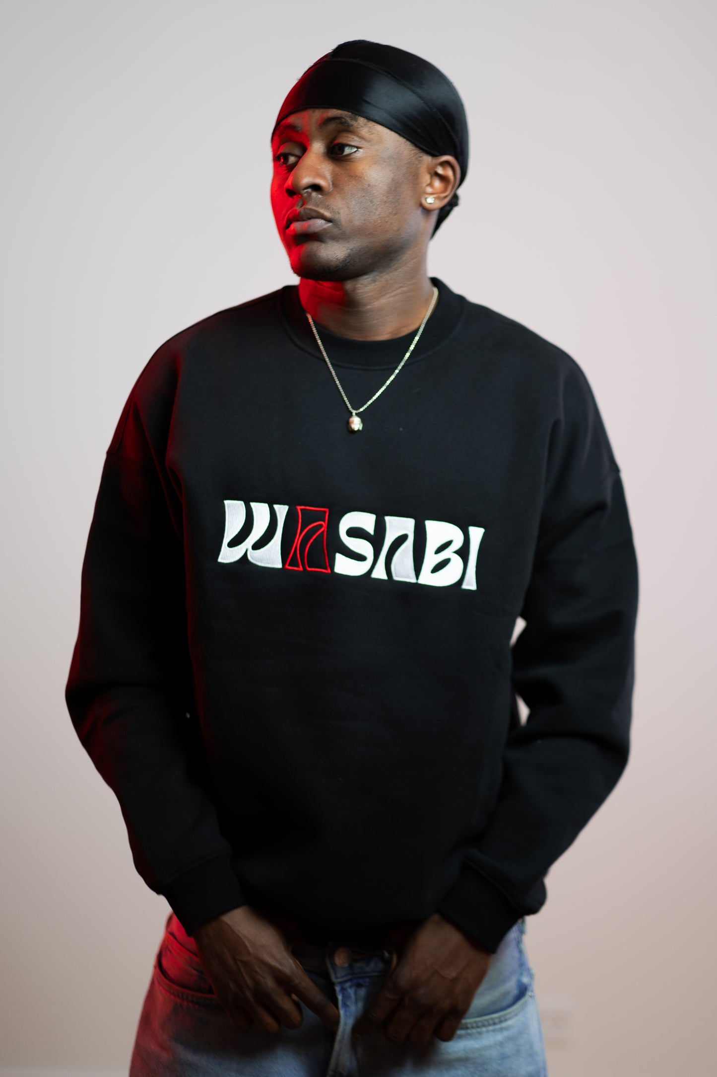 WAVES Black Sweatshirt