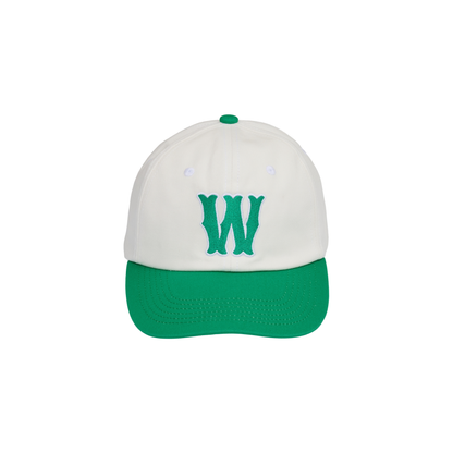 Green and White Cap