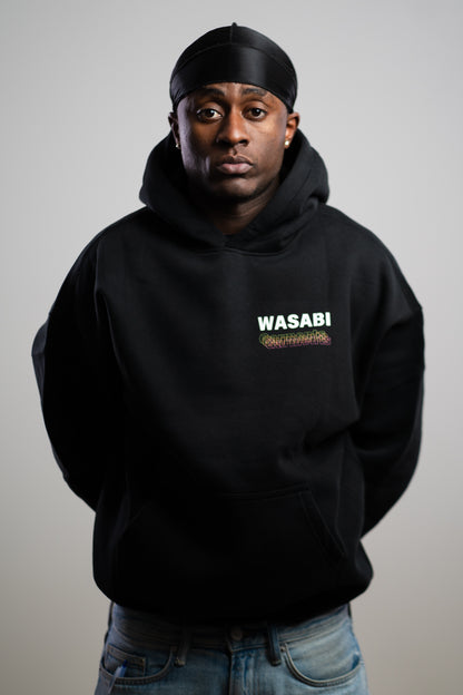WAVES Black Hoodie