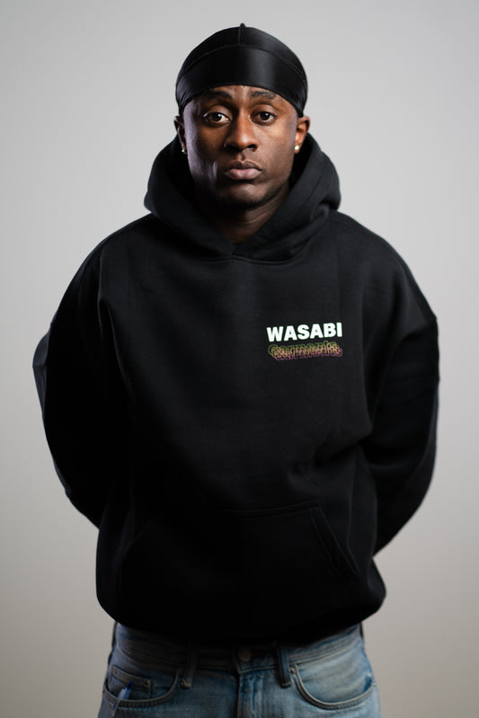 WAVES Black Hoodie