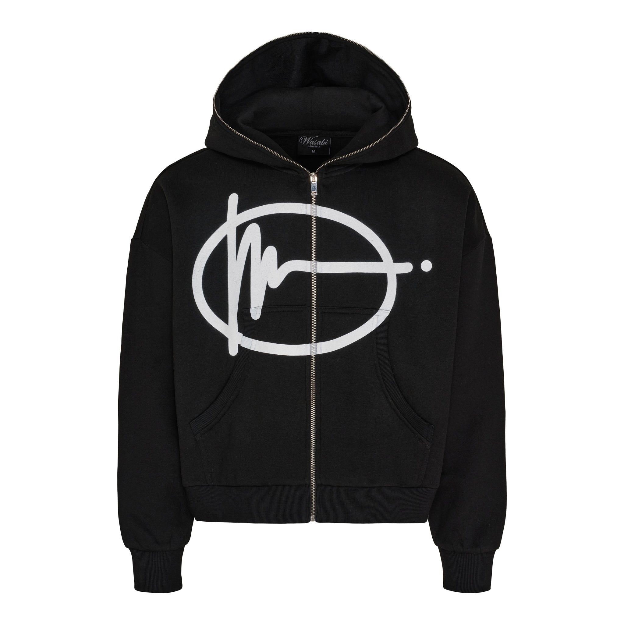 Black Full Zip Hoodie